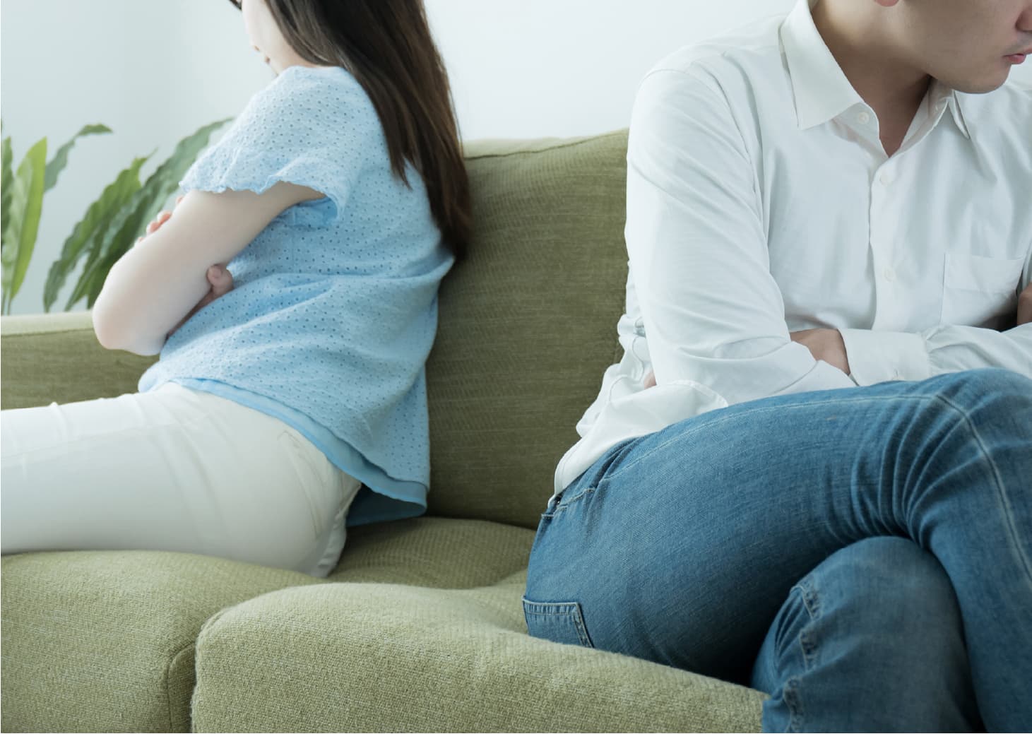 離婚について話し合う夫婦